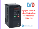 Nguyên nhân và cách khắc phục lỗi của biến tần FRECON